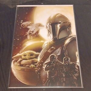 Star Wars #7 Mandalorian Marvel Virgin Variant Comic Book